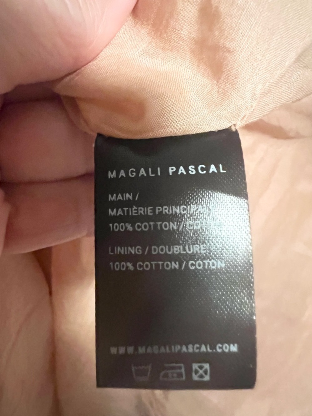 Anthropologie Magali Pascal Stella Puff Sleeve boho  Tunic Dress in Peach size S - Picture 9 of 11